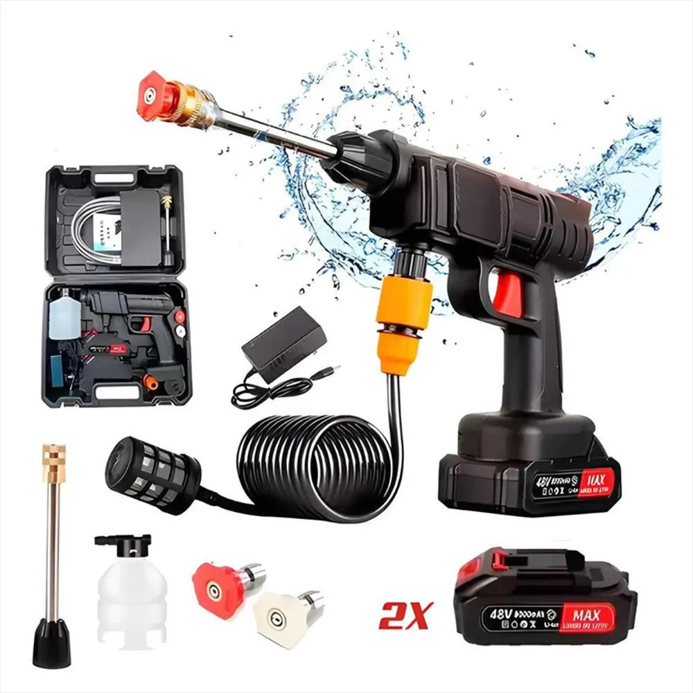 COMBO WashX™ :  (Hidrolavadora + Mini Aspiradora 3 en 1 + maletín de transporte)  -  50% OFF SOLO HOY 🔥