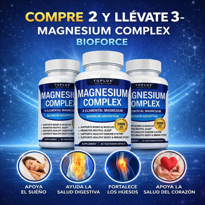 Compre 2 Llévate 3 - Magnesium Complex 270 Cp Bioforce™